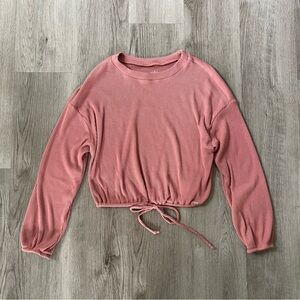 Gilly Hicks by Hollister Pink Crop Top Sweater